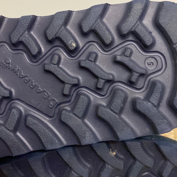 Bearpaw Elle navy blue suede boots size 5 - Picture 7 of 8